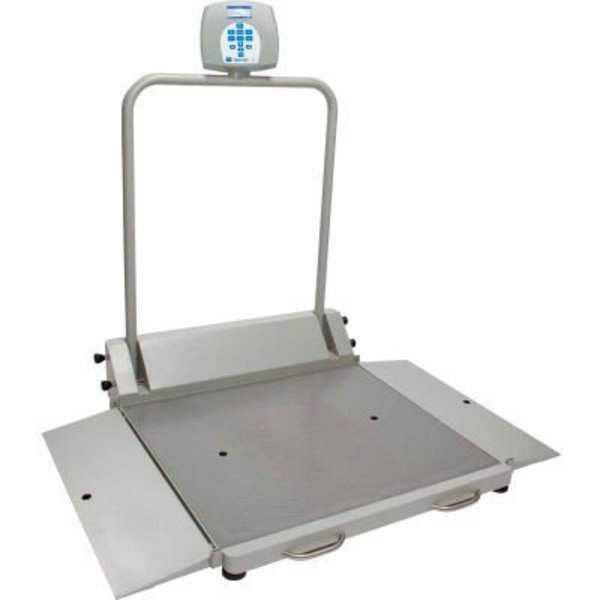 Pelstar/Health O Meter Health O Meter 2610KL Digital Wheelchair Dual Ramp Scale 1000 x 0.2lb/454 x 0.1kg, Portable 2610KL